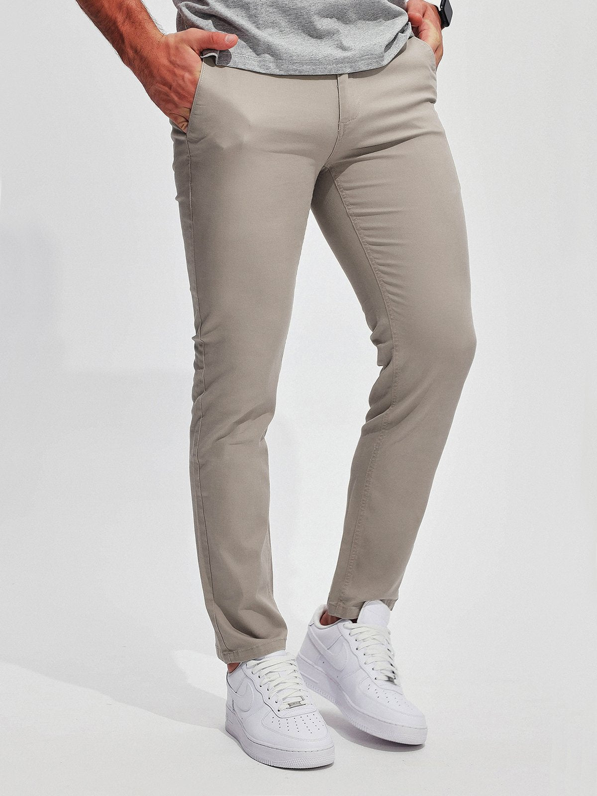 Heren Chino Broek met Comfortabele Pasvorm