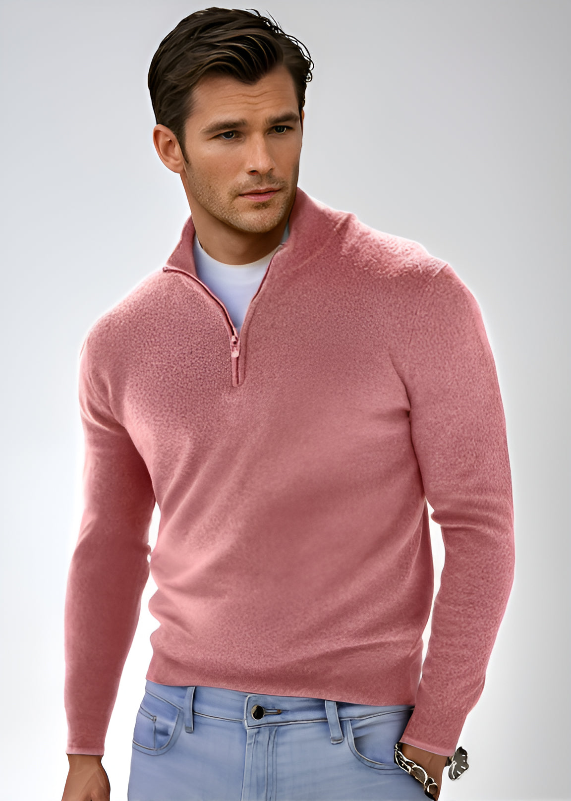 Heren Half Zip Jumper Stijlvol