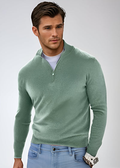 Heren Half Zip Jumper Stijlvol
