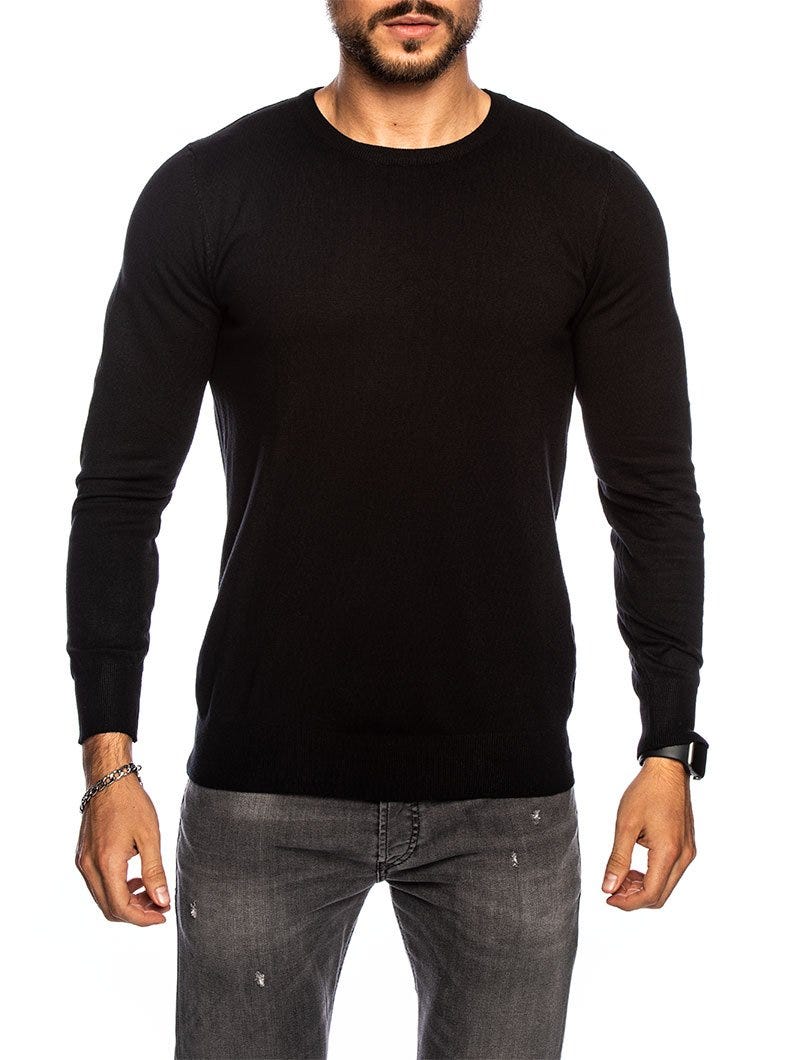 Heren Gebreide Trui Slim Fit