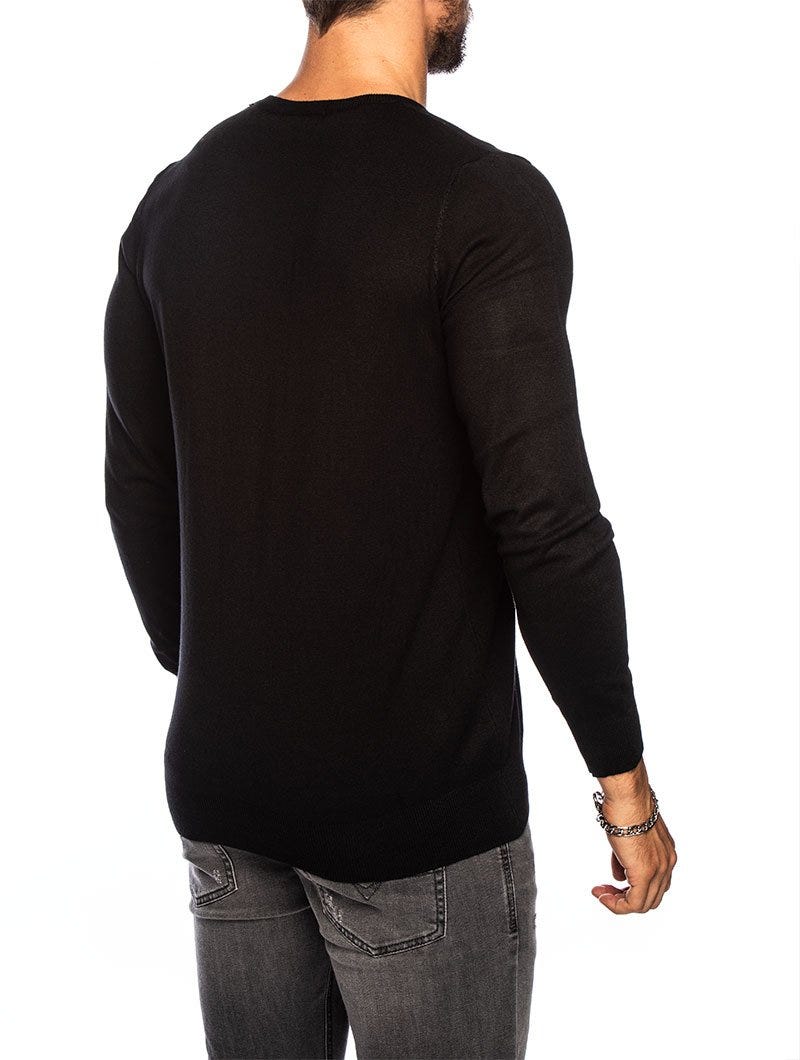 Heren Gebreide Trui Slim Fit