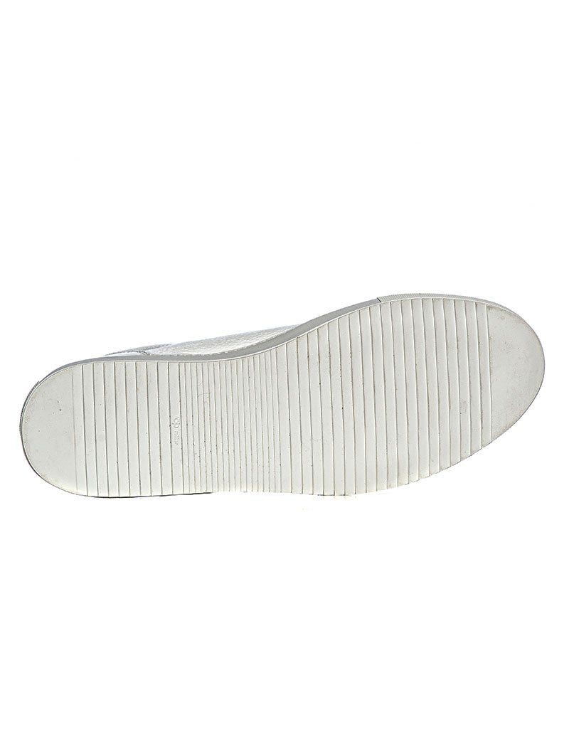 Heren Sneakers Wit Leer