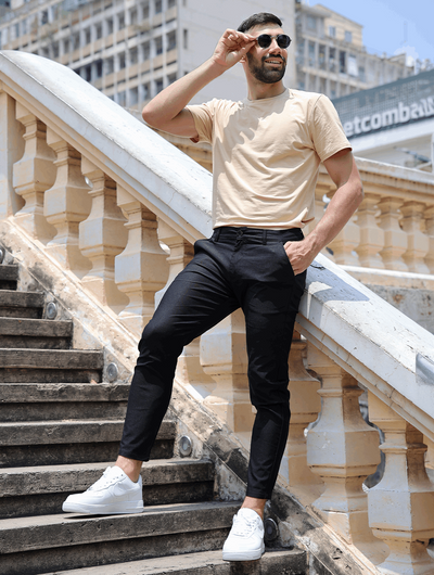 Heren Slim Fit Stretch Broek