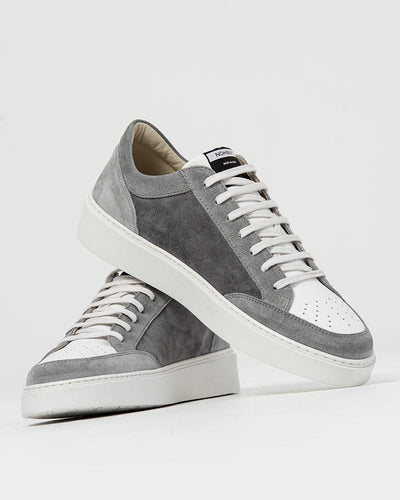 Heren Suède Sneakers Grijs
