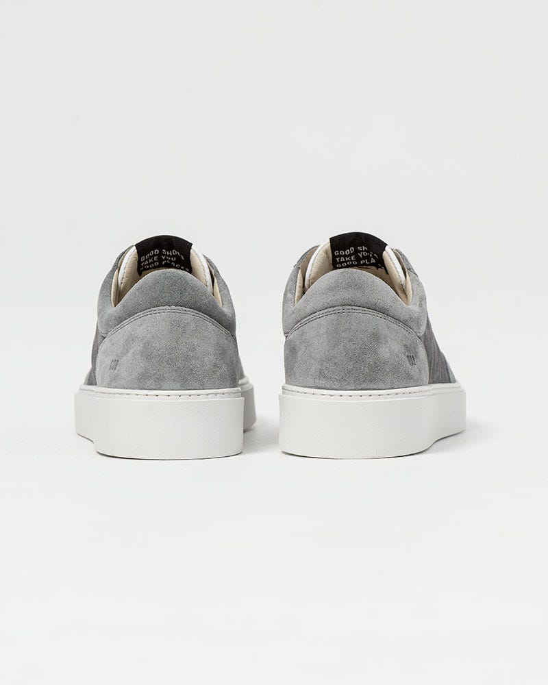 Heren Suède Sneakers Grijs