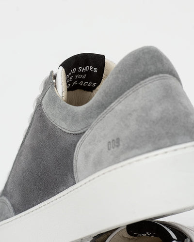 Heren Suède Sneakers Grijs