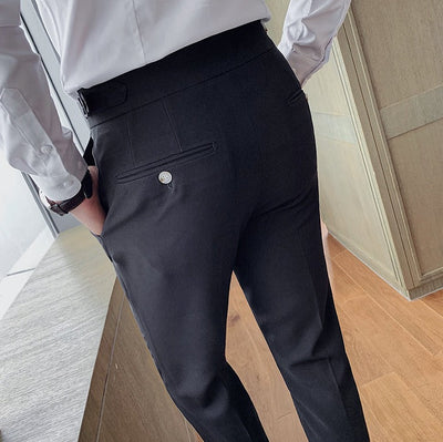 Heren Casual Broek in Zwart