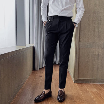Heren Casual Broek in Zwart