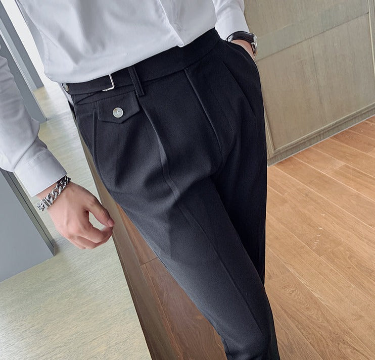 Heren Casual Broek in Zwart