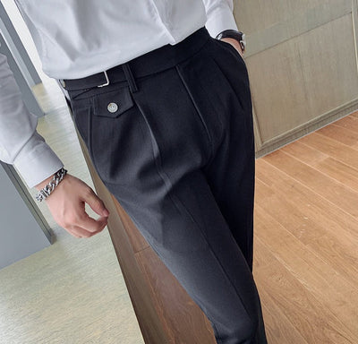 Heren Casual Broek in Zwart