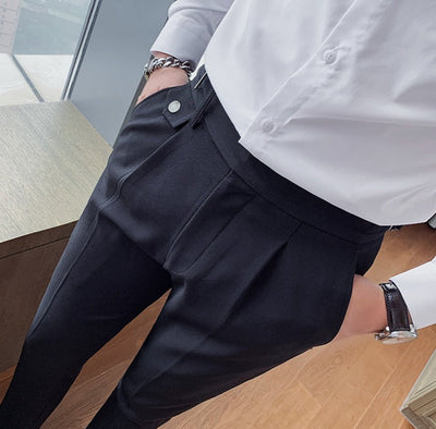 Heren Casual Broek in Zwart