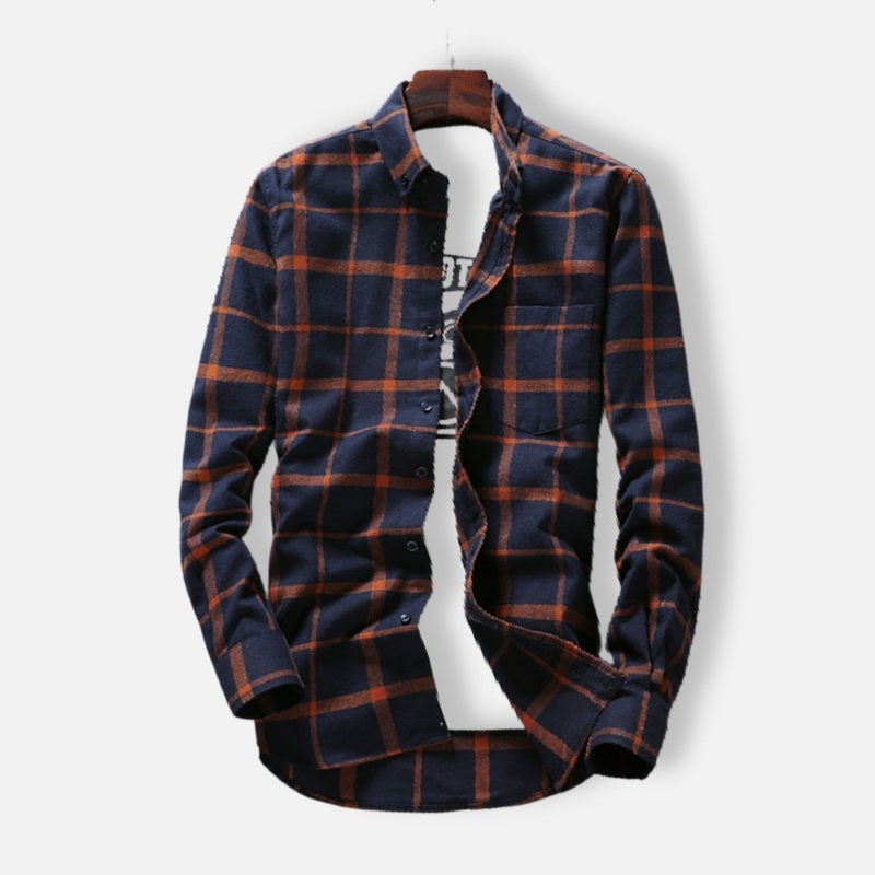 Heren Overhemd Lange Mouw Oxford
