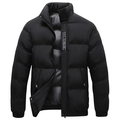 Heren winterjas waterafstotend met kraag