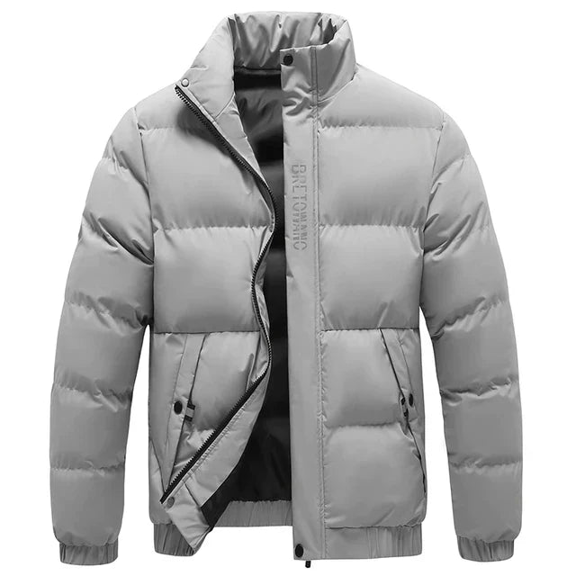 Heren winterjas waterafstotend met kraag