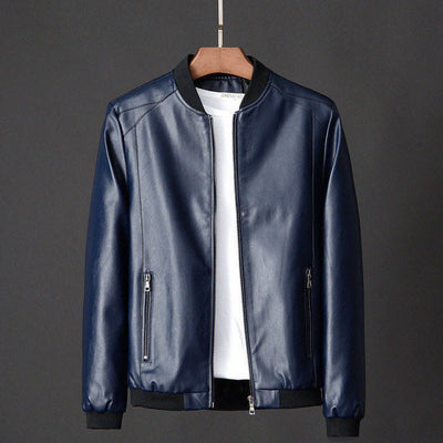Heren Leren Baseballjack Stijlvol