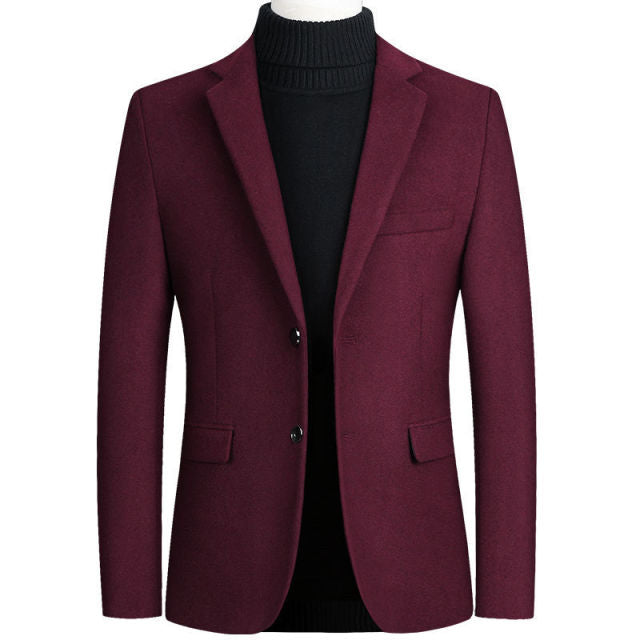 Heren Smart Casual Blazer met Een Luxe Uitstraling