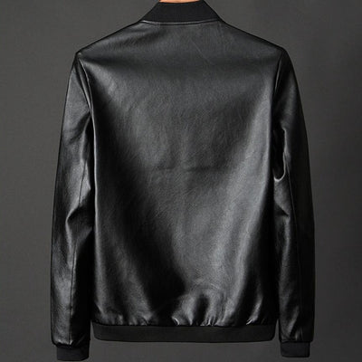 Heren Leren Baseballjack Stijlvol