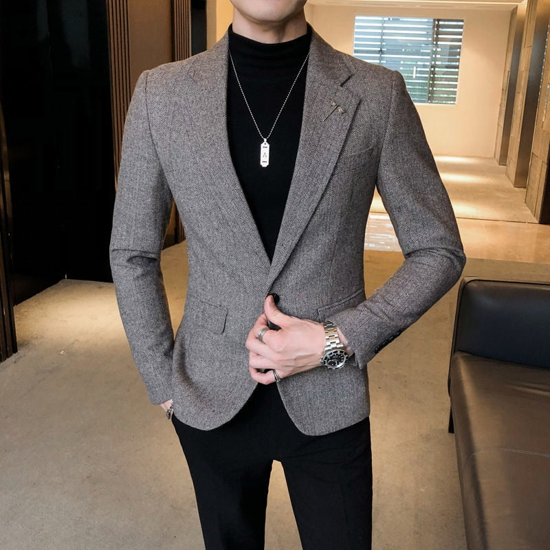 Heren Slim Fit Blazer