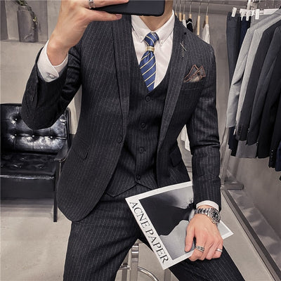 Men's 3 Piece Suit in Britse Stijl