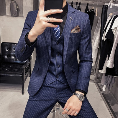 Men's 3 Piece Suit in Britse Stijl