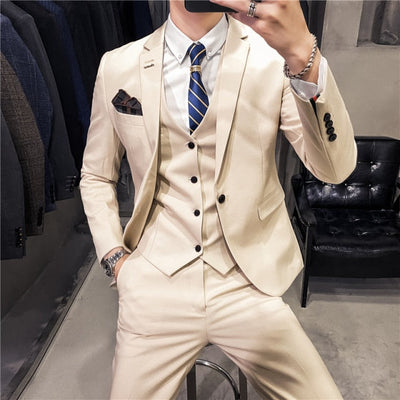 Men's 3 Piece Suit in Britse Stijl