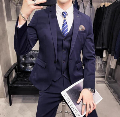 Men's 3 Piece Suit in Britse Stijl