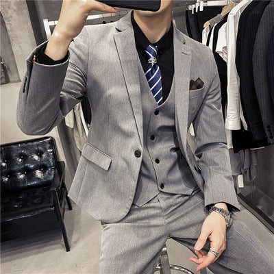 Men's 3 Piece Suit in Britse Stijl