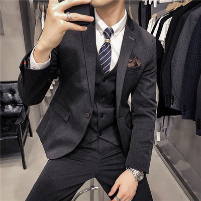 Men's 3 Piece Suit in Britse Stijl