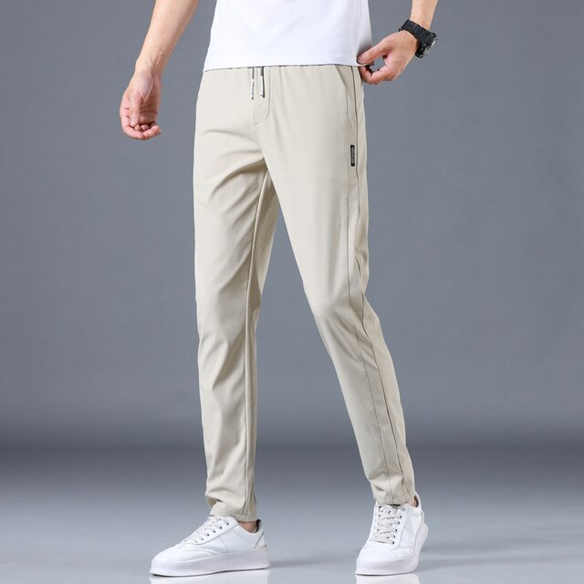 Heren Slim Fit Broek Casual