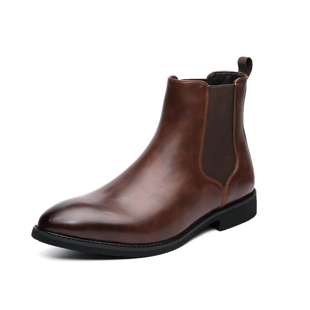Heren Casual Leren Laarzen Stijlvol