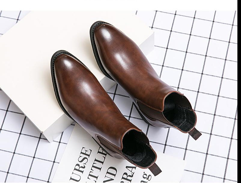 Heren Casual Leren Laarzen Stijlvol