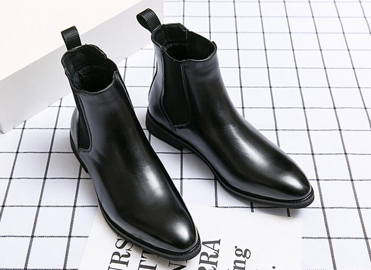 Heren Casual Leren Laarzen Stijlvol