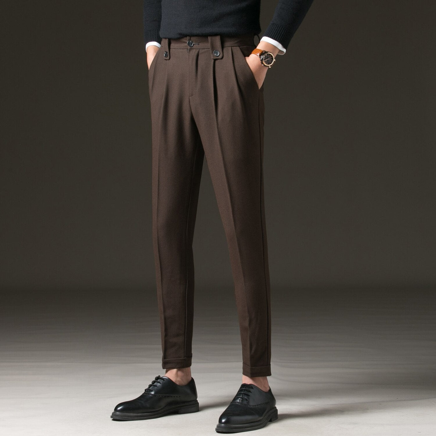 Heren Wijd Broek Casual