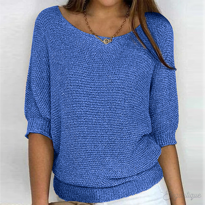 Dames Gebreide Trui Relaxed Fit