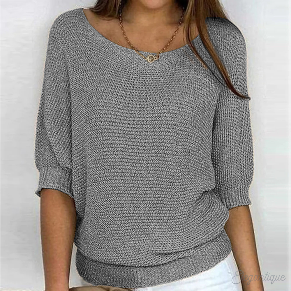 Dames Gebreide Trui Relaxed Fit