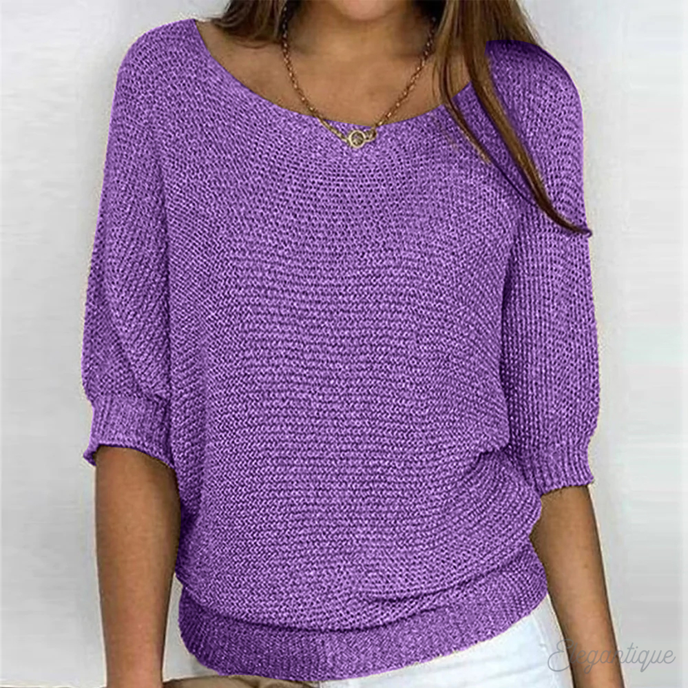 Dames Gebreide Trui Relaxed Fit