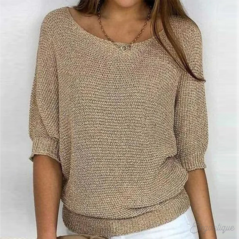 Dames Gebreide Trui Relaxed Fit