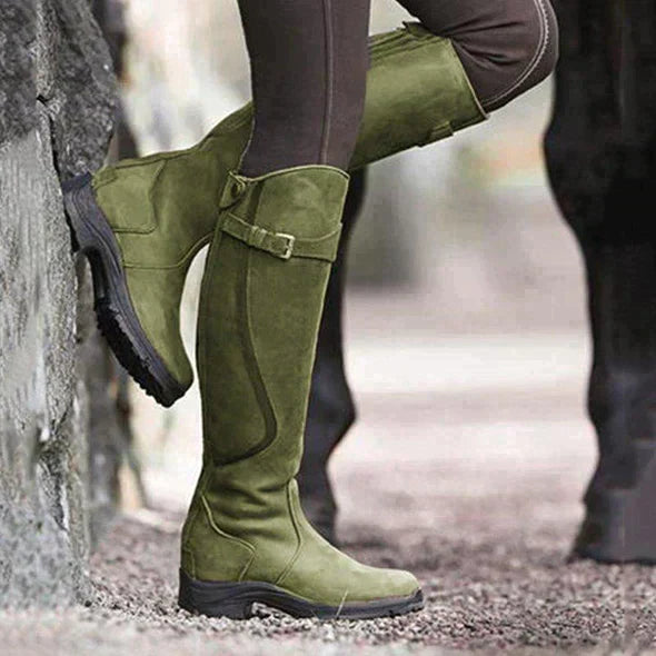 Dames Leren Rijlaarzen Elegant