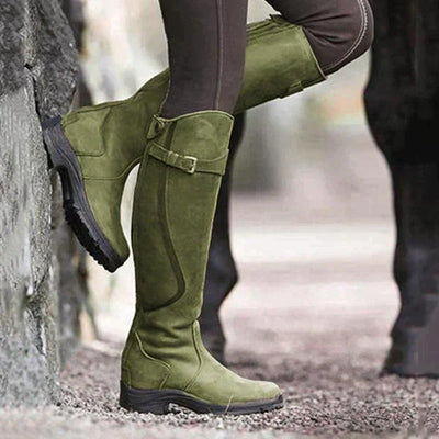 Dames Leren Rijlaarzen Elegant