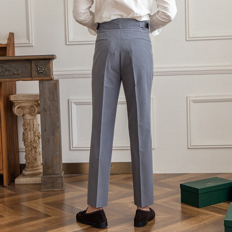 Heren high waisted tailored trousers