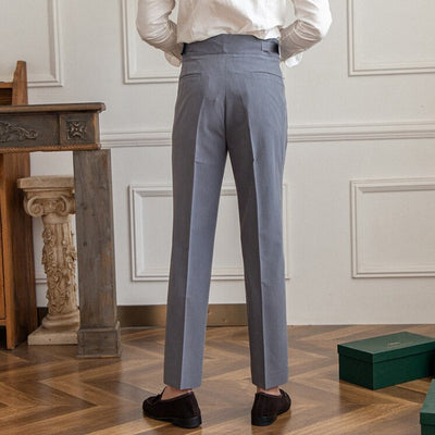Heren high waisted tailored trousers
